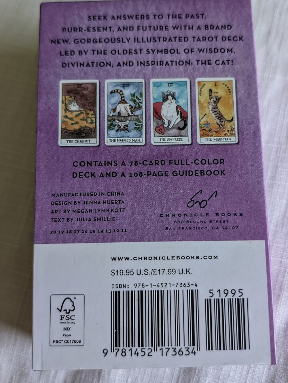 Totally Adorable Cat Tarot Card Set With Manual - Picture 10 of 10